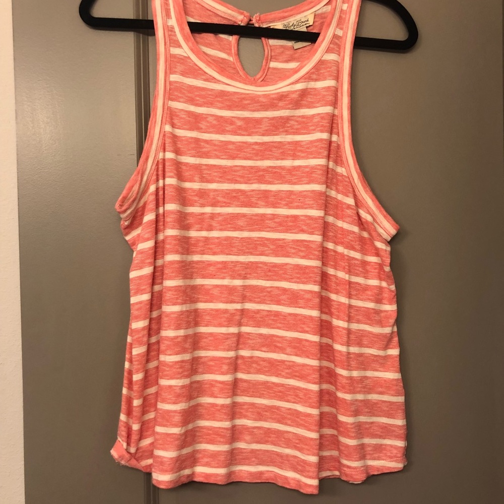 Striped Lucky Keyhole Tank